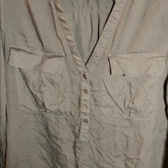 Gap factory long sleeve olive green top medium - Picture 4 of 4